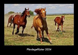 Pferdegeflüster 2024 Fotokalender DIN A3: Monatskalender mit Bild-Motiven von Haustieren, Bauernhof, wilden Tieren und Raubtieren