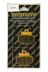 aCCOSSATO agpp41or-17 Plaquette de Frein pour piaggio > GTV 125, 125 (2008), Lot de 2