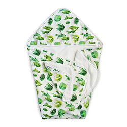 Tiny Twinkle Ręcznik z kapturem i ręcznik kąpielowy z miękkiej kawy, elegancki, 200 g