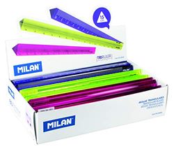 Expositor 60 reglas triangulares colores variados