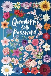 Quaderno Delle Password: Diario con Elenco Alfabetico per Non Dimenticare e Organizzare al Meglio Le Tue Password - pratico formato A5