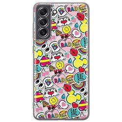 ERT GROUP mobiltelefonfodral för Samsung S21 FE originalt och officiellt licensierat Disney mönster Mickey & Minnie 014 optimalt anpassad till formen på mobiltelefonen, fodral tillverkad av TPU-plast