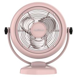 Cecotec Tafelventilator EnergySilence 800 RetroDesk Pink, 20W vermogen, 8 Inch, Verstelbare Kanteling, 3 Aerodynamische Bladen, 2 Snelheden, Robuust en Stabiele Basis