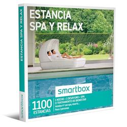 Smartbox - Caja Regalo Estancia SPA y Relax - Idea de Regalo para mi Hermana - 1 Noche con SPA o Tratamiento para 2 Personas