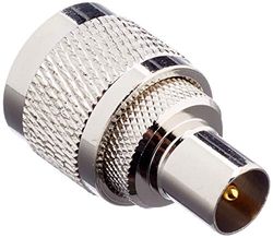 Multicomp L734/P/NI TV Coax Plug, Vernikkeld