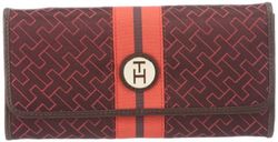 Tommy Hilfiger Roanne E/W stor plånbok BW56921154, dam plånböcker 20 x 11 x 3 cm (B x H x D), Rot (Harvard Red 605), 20x11x3 cm (B x H x T)