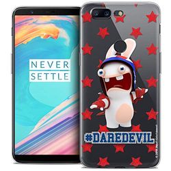 Beschermhoes voor 6 inch OnePlus 5T, ultradun, konijntje Crétins Dare Devil