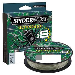 SPIDERWIRE Sucvp80-ic Trenza Ultracast-SUCVP80-IC, Unisex, Camuflaje costero, 20lbs