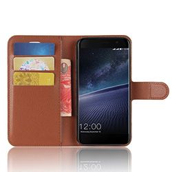 Funda para ASUS ZenFone 4 MAX ZC520KL Faux Cuero Billetera con Stand Función Carcasa para ASUS ZenFone 4 MAX ZC520KL (Marrón)