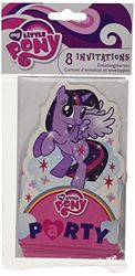 My Little Pony Stand-up Invites & Envelopes /8