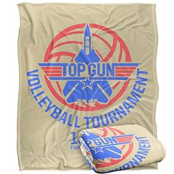 Top Gun Blanket, 152 x 127 cm Volleyball Tournament Silky Touch Super Soft Throw Blanket, 50" x 60"