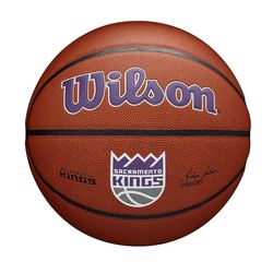 WILSON NBA Team Alliance Basketbal - Sacramento Kings, Maat 7-29.5"