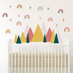 Walplus Stickers Kamerdecoratie - Decoratief Niet Giftig Blijvend Vinyl Raam Wanddecoratie, Kinderkamer, Schattige Kinderkamer, Babymeisje, Modern Huis, Muursticker Voor Kinderen 25Pcsveelkleurig