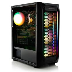 Stormforce Crystal Gaming PC – NVIDIA GeForce RTX 4070 12GB, Intel Core i5-13400F, 2TB SSD, 32GB RAM, WiFi 5, Windows 11, COUGAR MX410 ARGB Case (Amazon Exclusive)