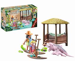 Playmobil 71143 PROMO Wiltopia - Peddeltocht met de rivierdolfijnen, Multi kleuren,Eén maat