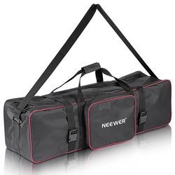 NEEWER 35 x 10 cm / 90 x 25 x 25 cm bolsa de transporte grande com correia equipamento de estúdio fotográfico para tripé suporte de luz e kit de iluminação para fotografia (CB-05)