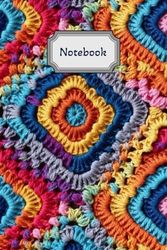 Granny's Crochet Pretty Vibrant Notebook, 6 x 9, 200 pg