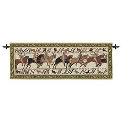 Diseño Toscano Bayeux Tapestry W/Rod Nr