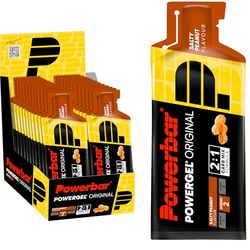 Powerbar PowerGel Original Salty Peanut 24x41g - High Carb Energy Gel + Magnesio e Sodio + Sin cafeína