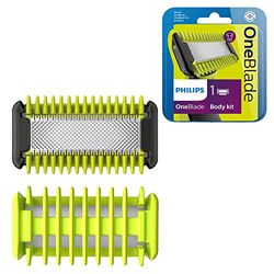 Philips OneBlade QP610/50 kit lames Corps (1 lame + Système de protection des zones sensibles + 1 sabot corps), X2