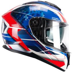 CGM Helm Full Face 360S Kad Race Blauw Rood XL (61-62 cm)