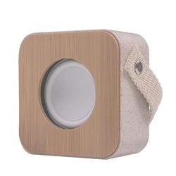 glowster Altavoz Bluetooth ecológico con diseño de bambú, Sonido, Ideal para Disfrutar música en Cualquier Lugar.