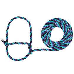 Weaver Leather Licol en Corde pour bétail Bleu/Noir/Gris