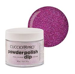 Cuccio Cuccio Powder Dip 2oz/56g - Fuchsia Pink Glitter
