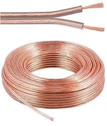 PremiumCord Câble de cuivre 100% CU 2x2,5 mm² 25 m, KJPR-02-25