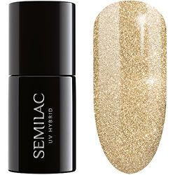Semilac Nagellack semi-permanent gel UV 037 Gold Disco 7ml