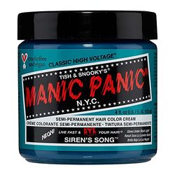 Manic Panic Siren's Song Classic Creme, Vegan, Cruelty Free, Green Semi Permanent Hair Dye 118 ml