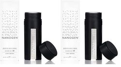 Nanogen Instant Thickening Hair Fibres Light Brown 30g- Natural Keratin fibers cover thinning hair and hair loss, extensions, alopecia, thicker, fuller hair instantly. (Pack of 2)