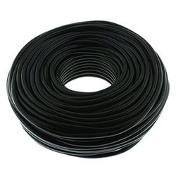 Seki 312631 Ronde Câble de Haut-Parleur 2 x 1,5 mm², 50 m Noir
