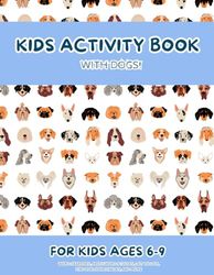 Kids Activity Book with Dogs