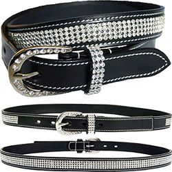 HKM Melinda Ceinture Largeur 2,5 cm Noir 87.5-97.5 cm