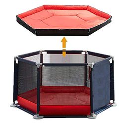 Star Ibaby Ultra-lichte baby- en peuterbox, opvouwbaar en antislip, kantelbeveiliging, veilig rooster, eenvoudig te monteren en demonteren, inclusief tapijt, Navy