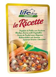 Life Dog 20043 Busta con Fegatini di Pollo e Verdure, 95 Grammi