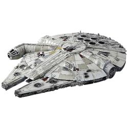 Revell 01211 Bandai Star Wars Millennium Falcon 1:144 Scale Model Kit, Colore Non Verniciato