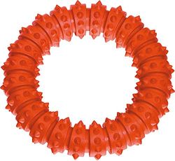 Karlie Boomer - Anello in Gomma, Misura Grande, Colore: Arancione