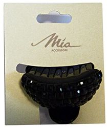 Glooke Selected Set 6 pinze ah3037 strass neri replet prodotti per capelli, multicolore, unico
