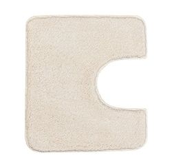 Kleine Wolke Tappetino per WC Seattle, 55 x 50 cm, Colore Naturale, in Poliestere, 55 x 50 cm