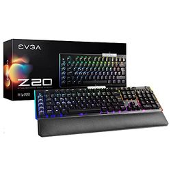 EVGA Z20 RGB Tastiera Ottica Meccanica da Gioco, RGB Backlit LED, Interruttori Meccanici Ottici (Linear)