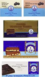 Selección De Chocolates Marcos Tonda – 2 Caja De Bombones Y 3 Tabletas De Chocolate | Selección De Chocolates Gourmet | Caja De Chocolates Para Regalar