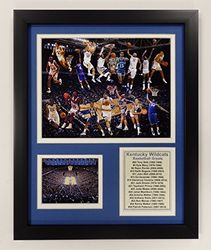 Legends Never Die NCAA Kentucky Wildcats Basketball Greats Double Matted Photo Frame, 12" x 15"