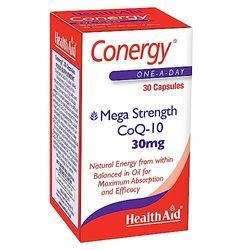 HealthAid Conergy CoQ-10 30mg - 30 Capsules