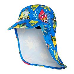 Speedo pojkar lär sig att simma solskyddshatt skyddshatt, Bondi/Kanarie/Körsbärsrosa, L