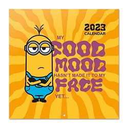 Grupo Erik Calendario Minions 2023 - Calendario 2023 pared con certificado FSC - Calendario mensual 30x30 cm - Producto con licencia oficial, CP23082