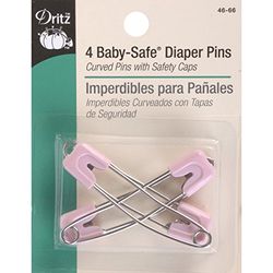 Dritz 46-66 Luierspeldjes, Baby Safe, Pastels, (4 tellen)