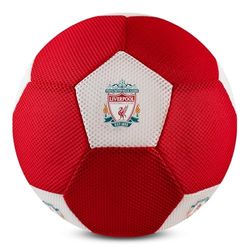 Hy-Pro Liverpool Officieel gelicentieerde voetbal, enorme 14 inch meshbal voor voetbal en multisportspellen binnen en buiten, zachte en springende bal met logo en clubkleuren