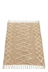 J-Line Tappeto Zita - cotone - beige